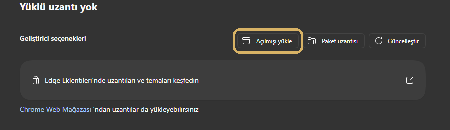 Klasörü yükle